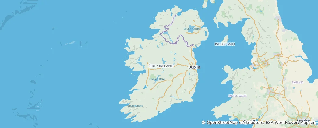 Map of Ireland