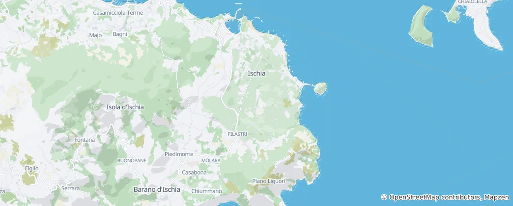 Map of Ischia