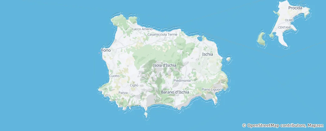 Mapa Ischia
