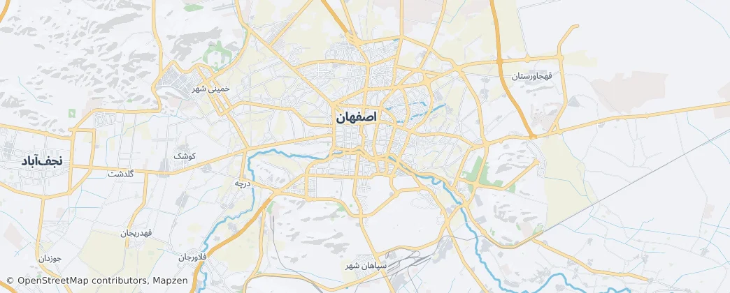 Isfahan — Map
