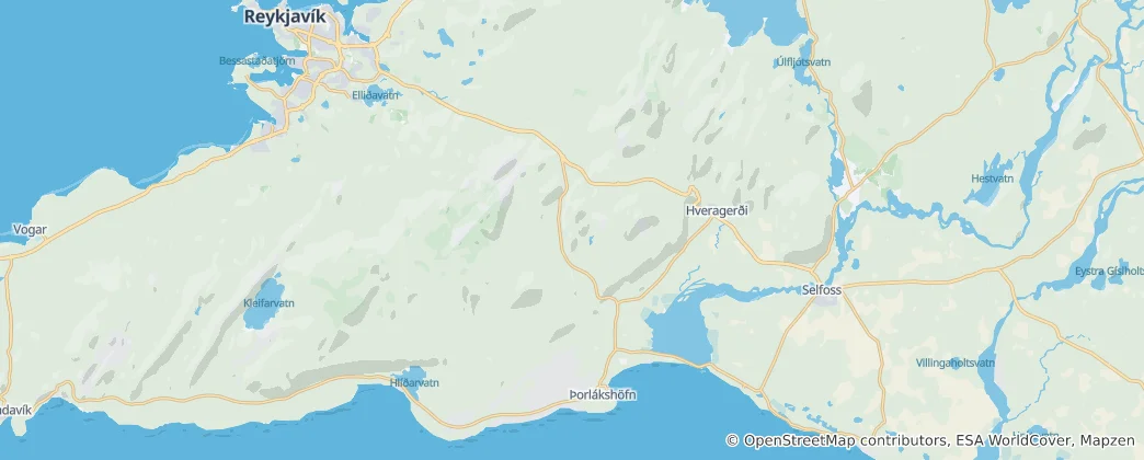 Mapa Ölfus