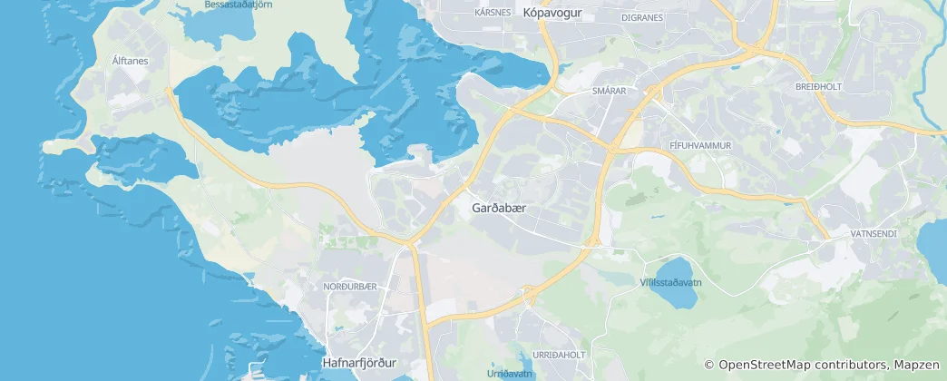 Garðabær 지도