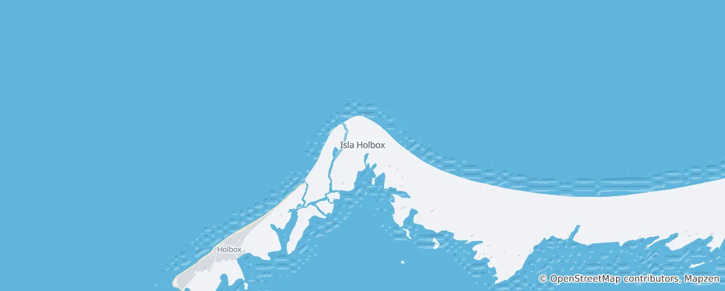 Mapa Isla Holbox