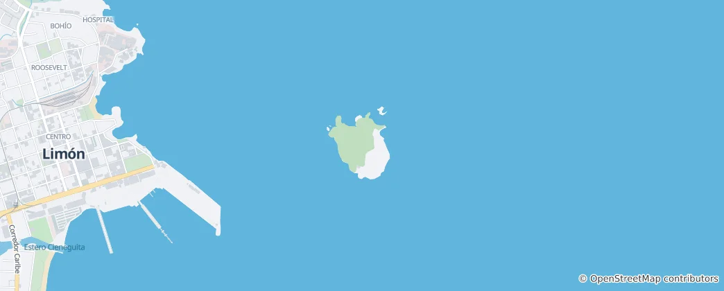 Map of Isla Uvita
