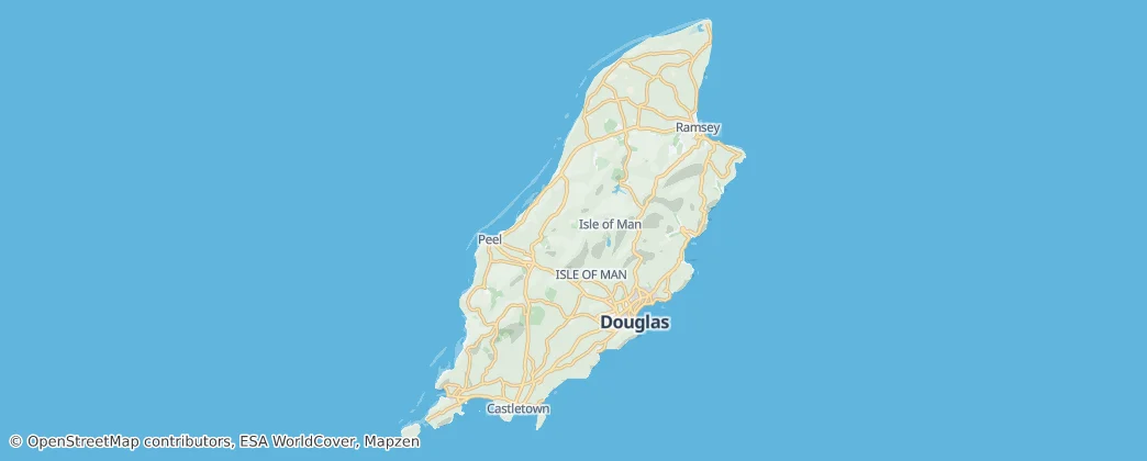 Isle of Man — Map