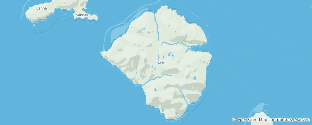 Mapa Isle of Rum