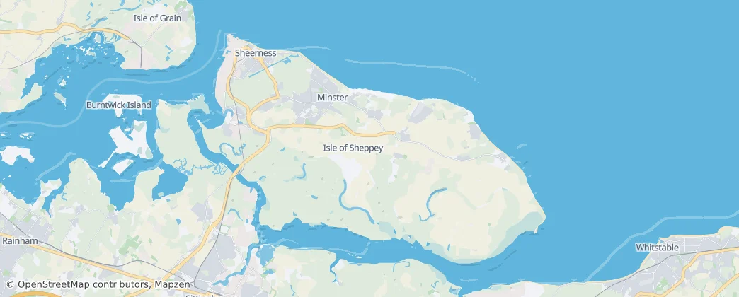 Isle of Sheppey — 地图