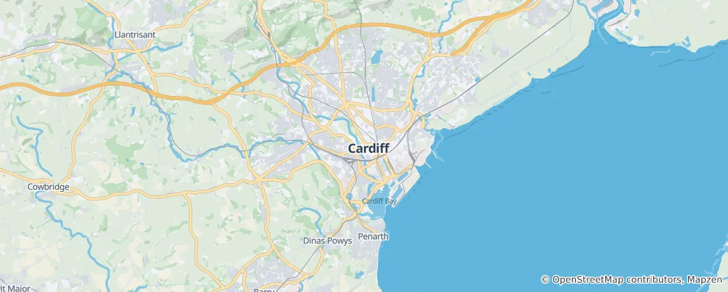 Map of Islwyn