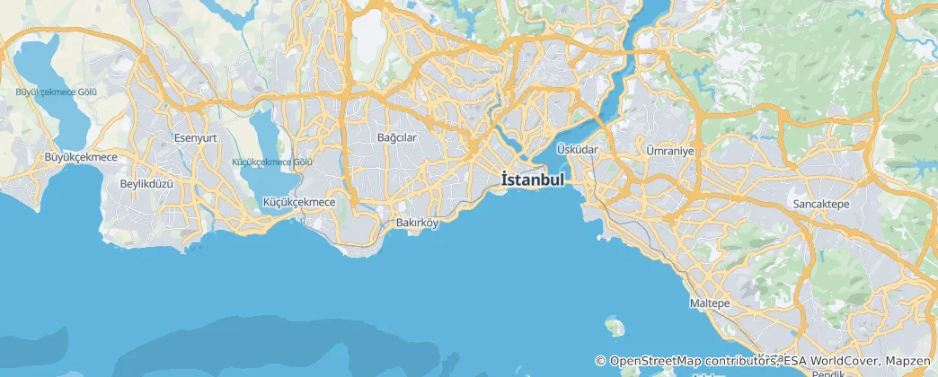 Map of Istanbul