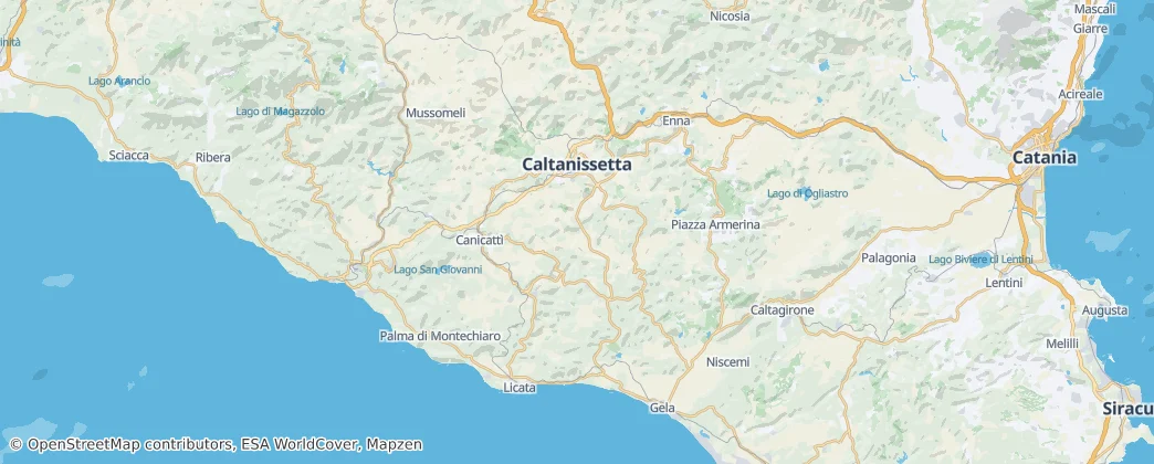 Caltanissetta — Harita