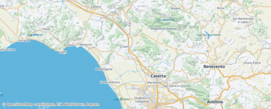 Caserta — Mapa