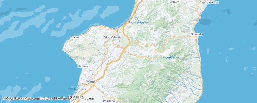 Mapa De Vibo Valentia