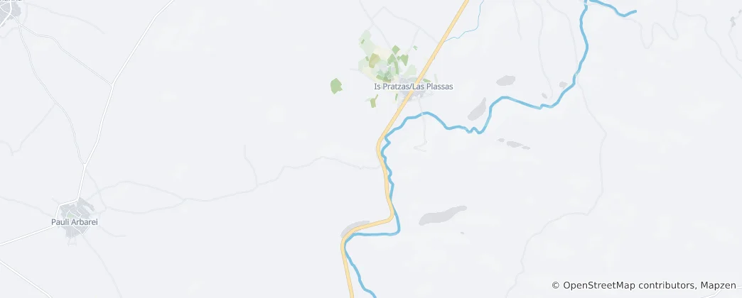 Map of Las Plassas