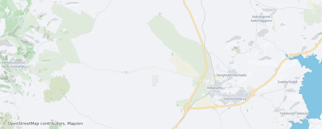 Map of Abbasanta