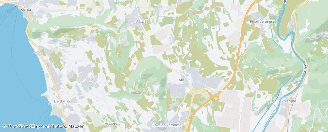 Affi — Mapa