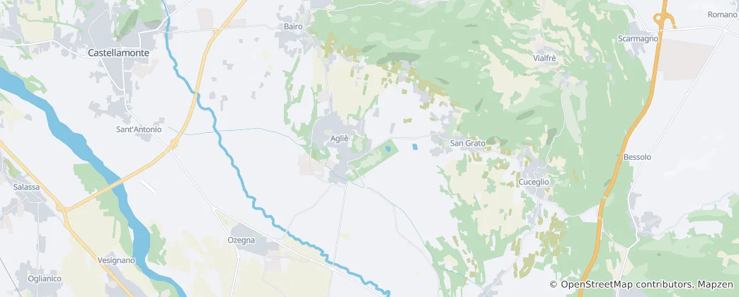 Mapa De Agliè