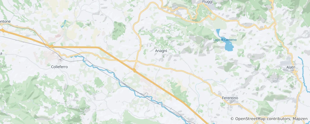 Mapa De Anagni