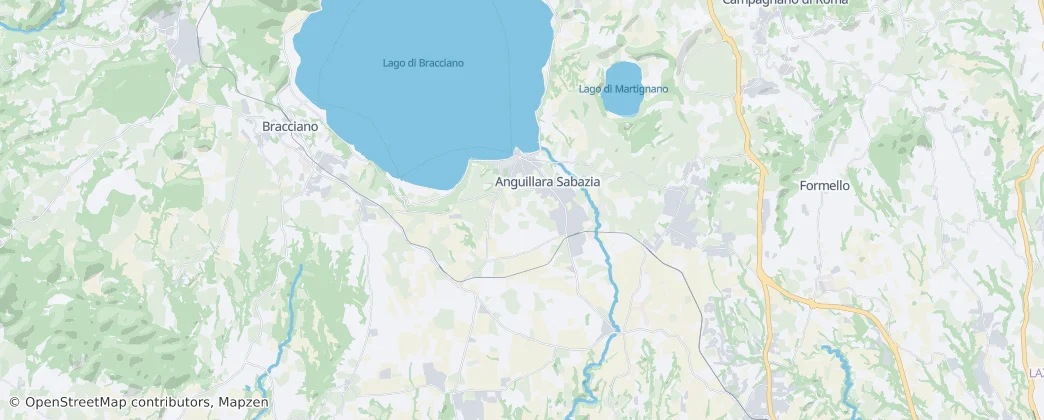 Anguillara Sabazia — Kaart