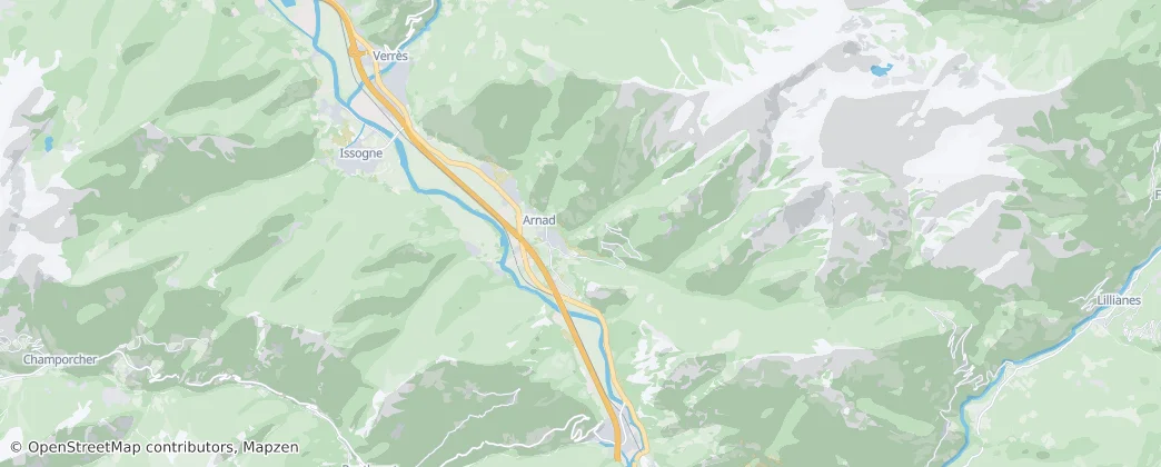 Arnad — Map