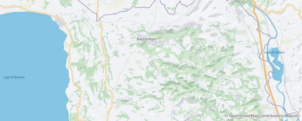 Mappa di Bagnoregio