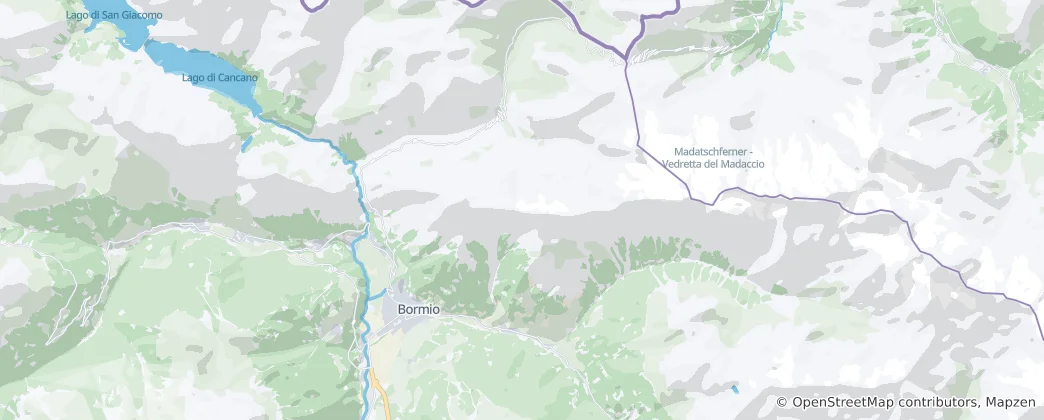 Mapa Bormio