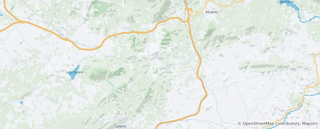 Karte von Calatafimi Segesta