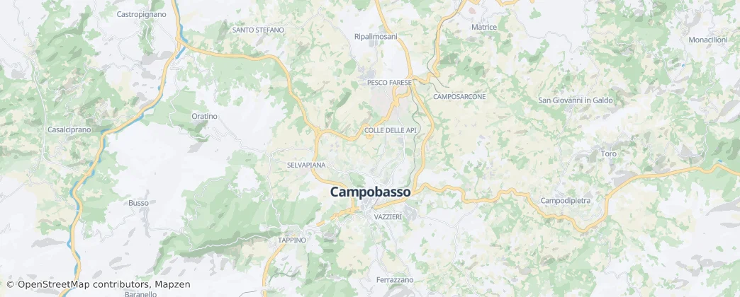 Campobasso — mapa