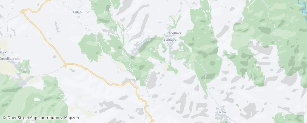 Mappa di Carlopoli