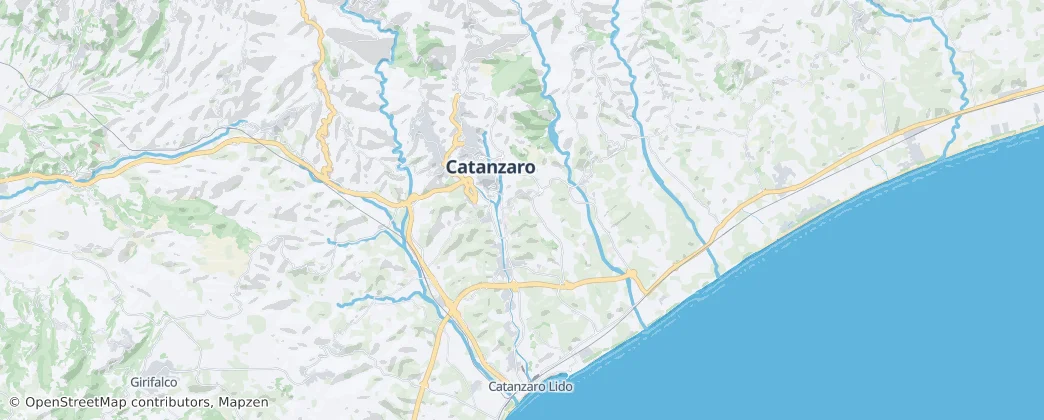 Catanzaro Haritası