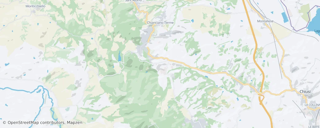 Chianciano Terme — Mapa
