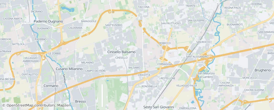 Cinisello Balsamo — Mappa