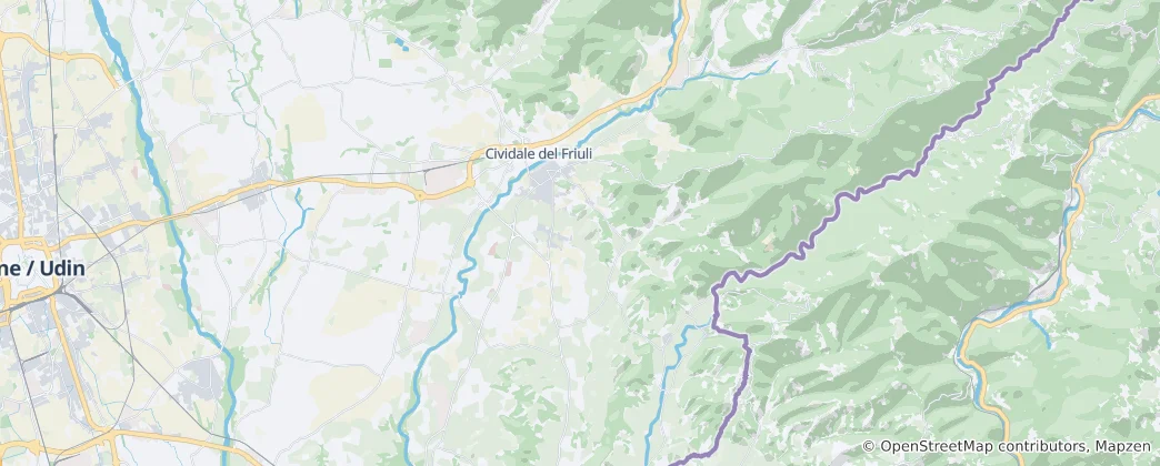 Mappa di Cividale del Friuli