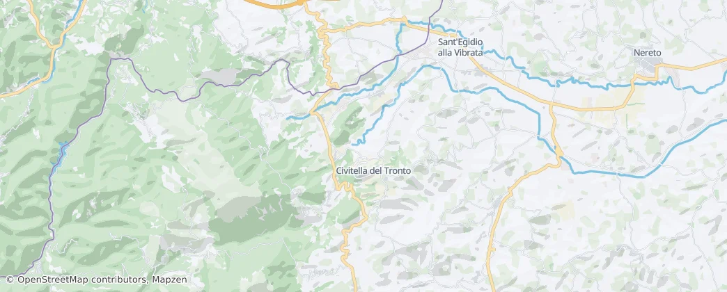 奇维泰拉-德尔特龙托 — 地图