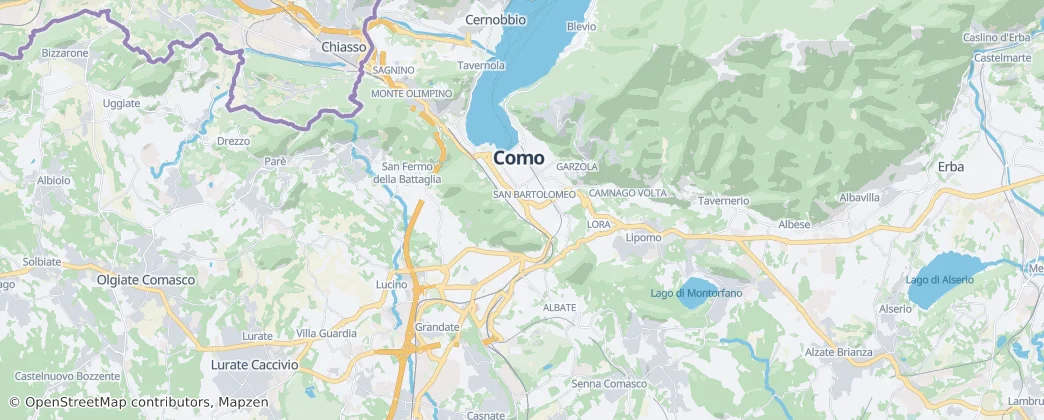 Como — Map