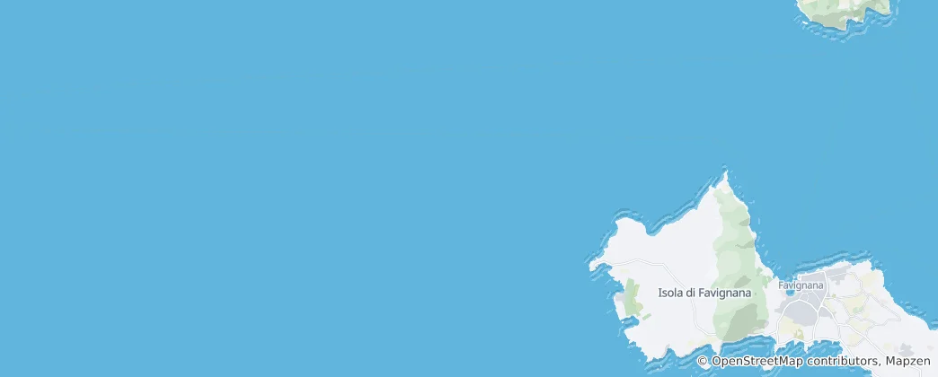 Kaart van Favignana