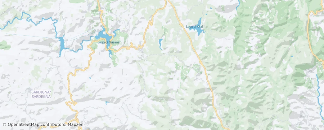 Fonni — mapa