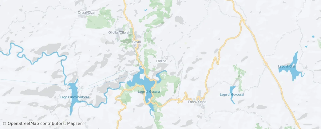 Gavoi — Map
