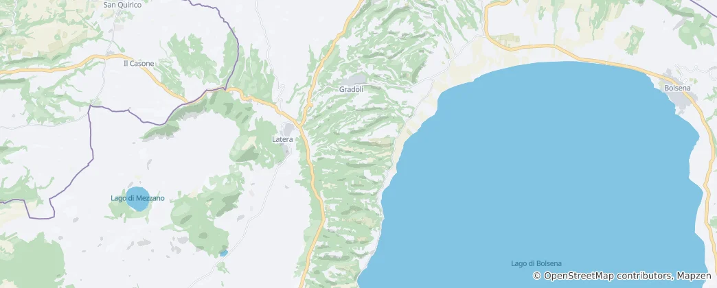 Mappa di Gradoli