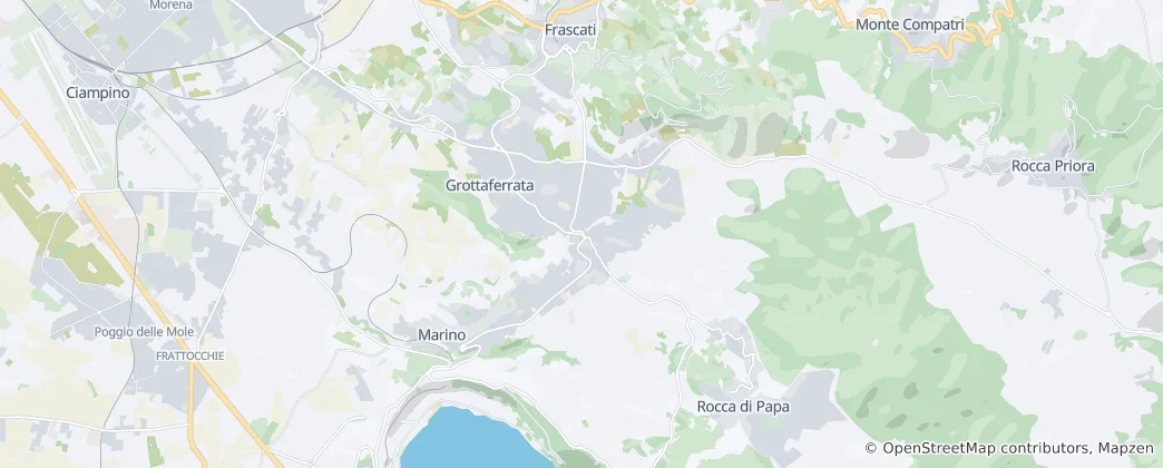 Mappa di Grottaferrata