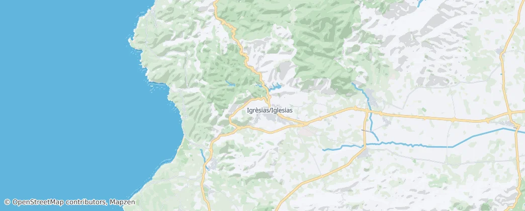 Iglesias — Mapa