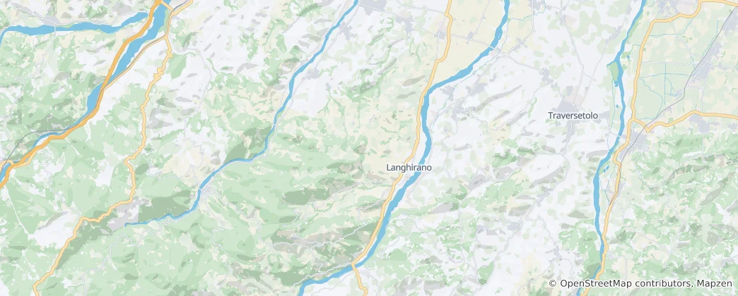 Mappa di Langhirano