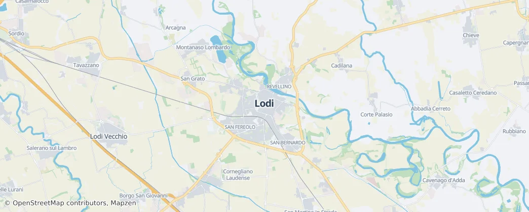 Lodi — mapa