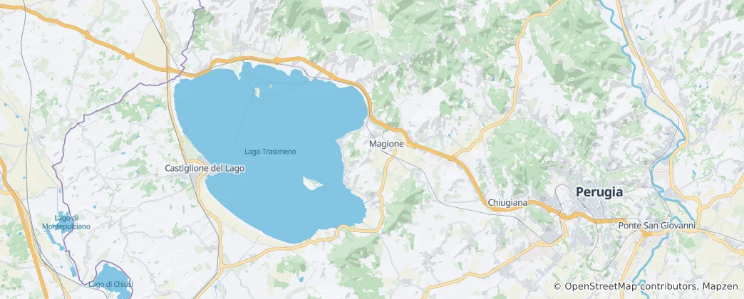 Mappa di Magione