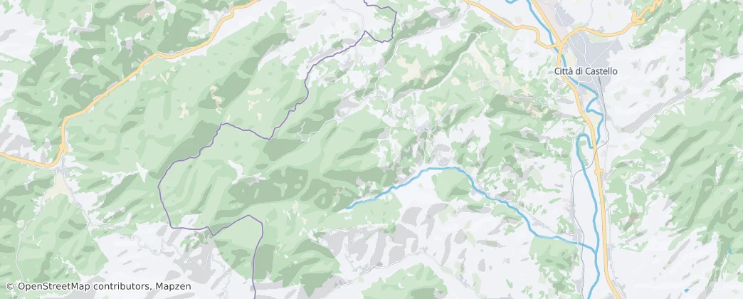 Monte Santa Maria Tiberina – Mapa