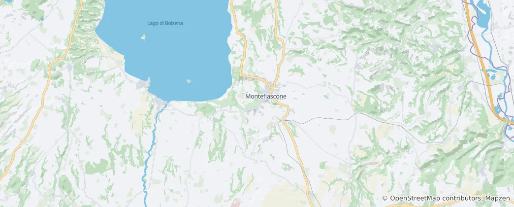 Mappa di Montefiascone