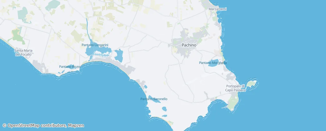 Pachino — mapa