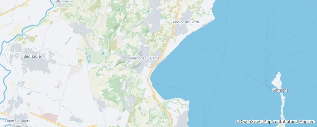 Mappa di Padenghe sul Garda
