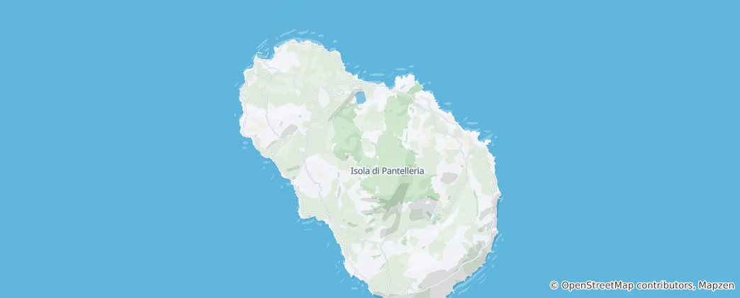 Mappa di Pantelleria