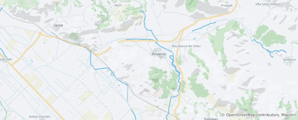 Mapa De Priverno