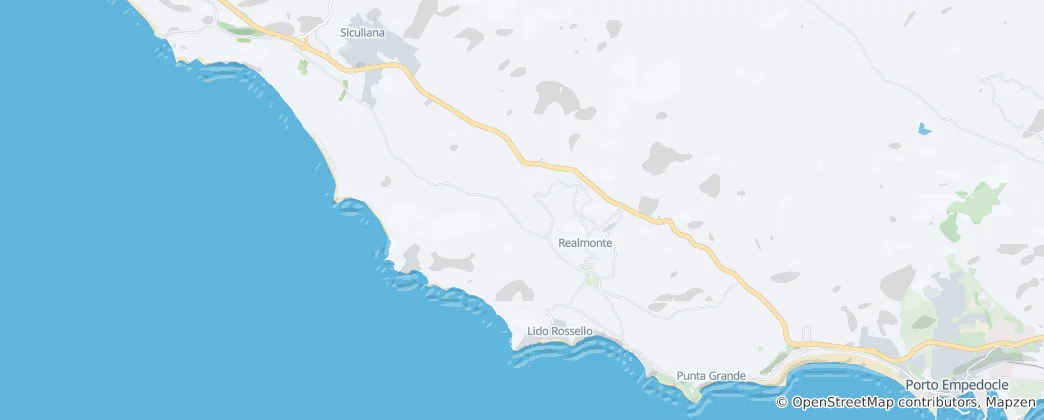Map of Realmonte